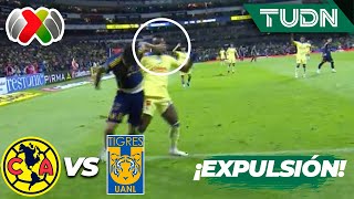 ¡FULGENCIO PIERDE LA CABEZA Y LO ECHAN  América 00 Tigres  AP2023  Final VUELTA  TUDN [upl. by Pul]