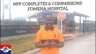 NPP COMPLETES AND COMMISSIONS FOMENA HOSPITAL [upl. by Falconer]