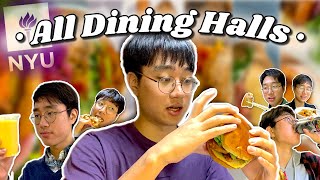 EATING AT EVERY NYU DINING HALL [upl. by Adriano]