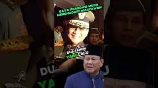 Prabowo Muda amp Sekarang menghadappi wartawan [upl. by Ashok]