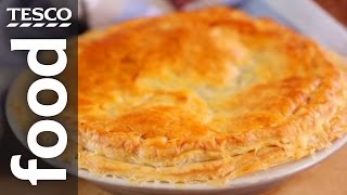 How to Make Chicken and Mushroom Pie  Tesco Food [upl. by Nnyled]