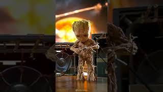 Baby Groot dancing to Mr Blue Sky Full Screen Edit Full HD [upl. by Atenaz]