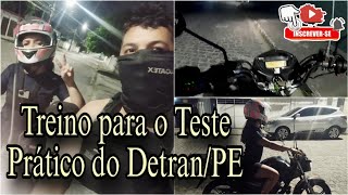 Prova Prática de moto do DetranPE  Dicas para passar na prova 🏍😍 [upl. by Rosenblast]