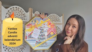 Yankee Candle adventi kalendárium 2024  Gyertyás adventi kalendárium unboxing magyar [upl. by Carberry390]