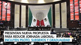 Presentan nueva propuesta para reducir jornada laboral incluyen piloto subsidios y gradualidad [upl. by Eiduj28]