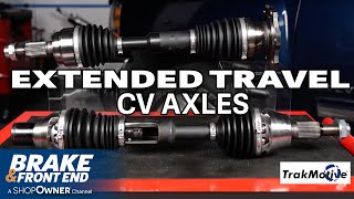 Extended Travel CV Axles [upl. by Lovash]