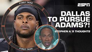 Stephen A thinks the Cowboys are in DESPERATE need of Davante Adams 🗣️  First Take [upl. by Haldi]