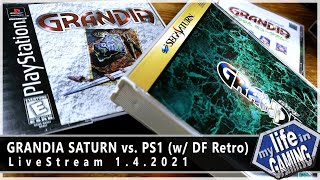 Grandia Saturn vs PS1 w John Linneman of DigitalFoundry  LIVE STREAM [upl. by Mignon]