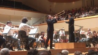 Solo of 9th Symphony of Dvorak Largo by trombone Ricardo Mollá [upl. by Aihseyk]