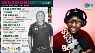 Gambia’s World Cup Final 23man squad qualifiers 2026 [upl. by Lanoil]