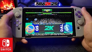 NBA 2K25 Nintendo Switch OLED Gameplay [upl. by Bradwell998]