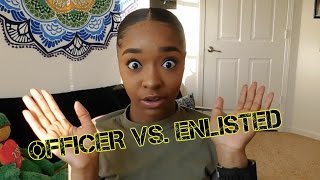 ARMY OFFICER VS ENLISTED JOURNEY  COLLAB W SGT BEING ANDY JANE [upl. by Grove855]