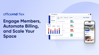 Customizable Coworking Space Management Software  OfficeRnD Flex [upl. by Ubana]