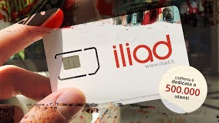 Nuova OFFERTA Iliad 50GB  min e SMS a 799€ [upl. by Enylhsa421]