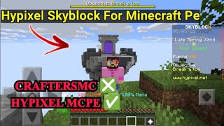 How To Join Hypixel In Minecraft Pe 121  Topmost Skyblock Server For Minecraft Pe 121 [upl. by Enayd57]