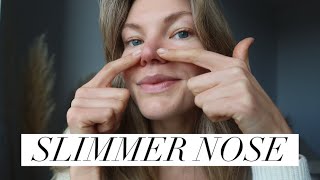 SLIMMER amp SHARPER NOSE Massage amp Exercises [upl. by Ericha]