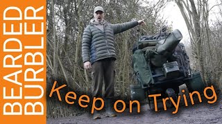 Keep Trying Night Fishing Carp Fishing UK PVA Bag Rig [upl. by Knox754]