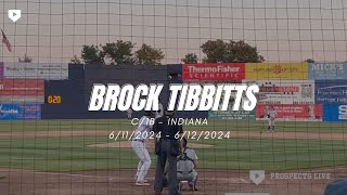 C1B Brock Tibbitts Frederick Keys MLB Draft League  June 1112 2024 [upl. by Dolhenty]