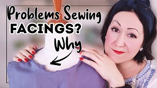 PROBLEMS SEWING FACINGS The 3 main reasons your facings look terrible and how to fix it [upl. by Hawk534]