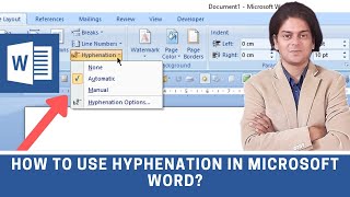 How to use hyphenation in ms word  hyphenation in word  hyphenation in ms word [upl. by Fe]