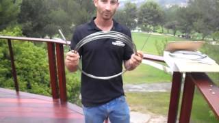 Mangaris deck with cable railing howto part 2 [upl. by Nawor]