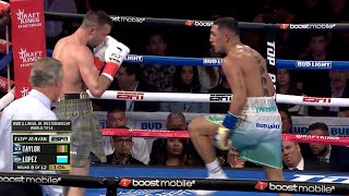 All The Times Teofimo Lopez Was Having Fun MidFight Against Josh Taylor [upl. by Eux]