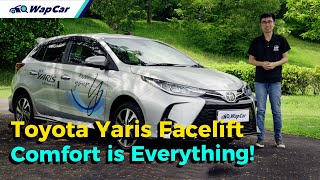 2021 Toyota Yaris 15G Facelift Review in Malaysia So Comfy You Dont Want Anything Else  WapCar [upl. by Atnad467]