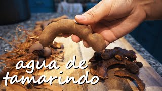 How to Make Agua de Tamarindo Tamarind Agua Fresca [upl. by Rosamund310]