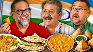 Mexican Dads Try Indian Food [upl. by Ibbor]