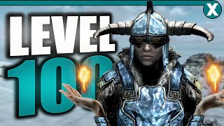 Level 100 DESTRUCTION Instantly in SKYRIM [upl. by Anaizit]