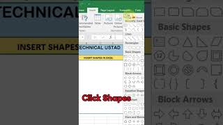 How to Insert Shapes for Stunning Titles  Insert Shapes in Excel Like a Pro  Master Excel [upl. by Ameekahs448]