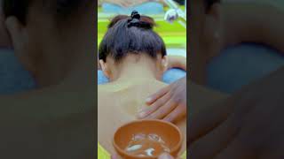 Refreshing Indian Back Massage ASMR  shorts amp Relaxing [upl. by Berlauda423]