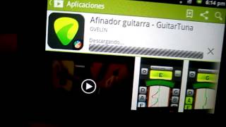 Afinador De Guitarra Para Celular Android GuitarTuna [upl. by Mount]