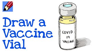 How to draw a Vaccine Vial or Bottle Real Easy [upl. by Netsyrc958]