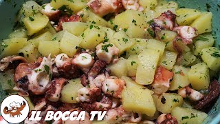 352  Polpo con patateci vorrebbe tre puntate🙃antipastosecondo di pesce estivo facile veloce [upl. by Kolodgie]