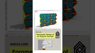 Grasshopper Weaverbird Parametric Facade shorts [upl. by Dnalyag975]