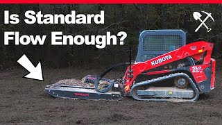 Skid Steer Brush Cutter 5 Minute Rundown [upl. by Ahsinev]