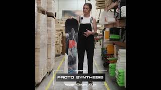 Womens 2025 Proto Synthesis Snowboard  Never Summer Industries [upl. by Ailhad661]