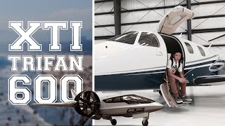 XTI TriFan 600 Aircraft Unveiling  Los Angeles CA [upl. by Jamel887]