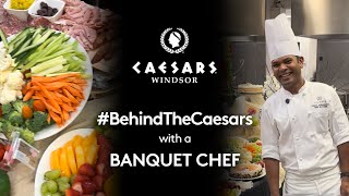 BehindTheCaesars  Nirmal Subramaniam Banquet Chef [upl. by Ettevroc]