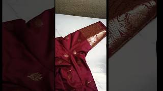 How to attach sleeves in blouse😊 sleeves attachingshortsblouseviralsleevesfashionstitching [upl. by Amanda]