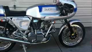 Ducati 900 SS Bevel engine start beautiful Bike [upl. by Sherye]