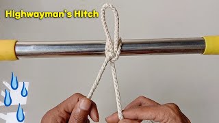 How To Tie The Highwaymans Hitch [upl. by Vittoria]