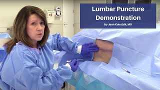 Lumbar Puncture Demonstration  The CadaverBased EM Procedures Online Course [upl. by Vullo]