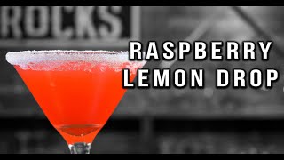 Raspberry Lemon Drop Martini  Vodka Cocktail Recipes  Booze on The Rocks [upl. by Inge421]