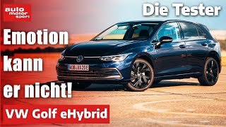 VW Golf eHybrid Emotion kann er nicht  Test  auto motor und sport [upl. by Teloiv]