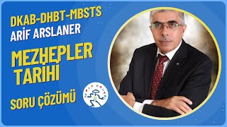 Mezhepler Tarihi  Soru Çözümleri  DKAB  DHBT  MBSTS [upl. by Tteraj]