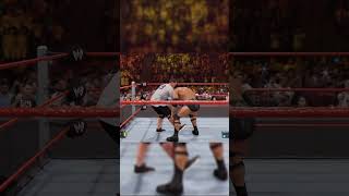 John Cena vs The Rock Raw Match Highlights shorts shortsvideo wwe johncena therock viralshort [upl. by Ylloj]