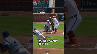 James McCann Fastball To The FACE ⚾️ [upl. by Hairej]