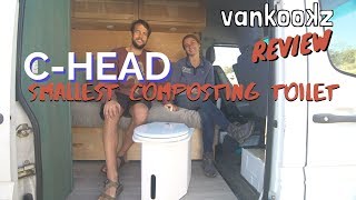 C Head Composting Toilet Review  Best Urine Diverting Toilet for Your Van Conversion [upl. by Ibib]